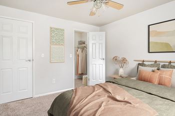 Spacious closets
